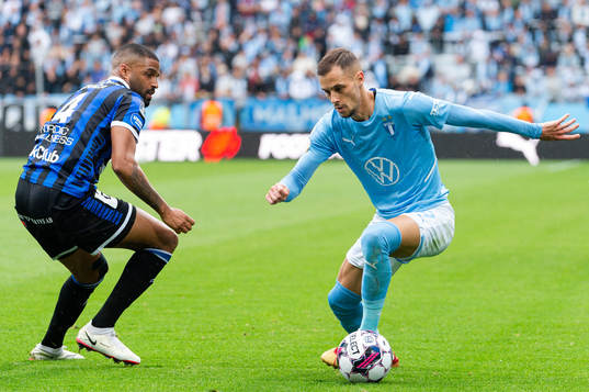 Sirius Kristopher Da Graca och Malmö FFs Veljko Birmancevic