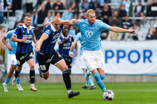Sirius Jakob Voelkerling Persson och Malmö FFs Ola Toivonen