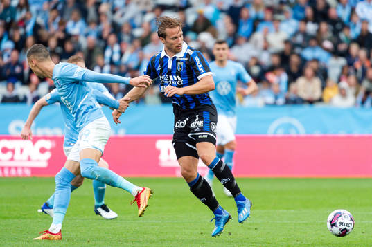 Sirius Daniel Stensson och Malmö FFs Veljko Birmancevic