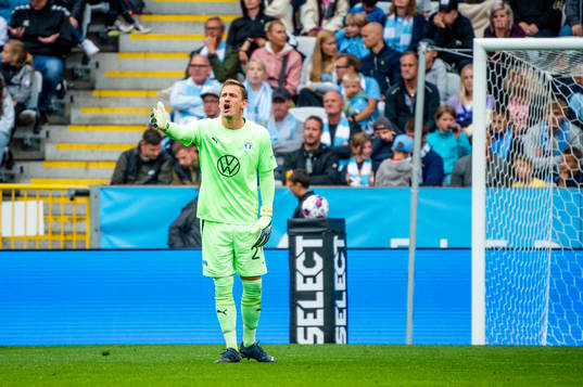 Malmö FFs målvakt Johan Dahlin