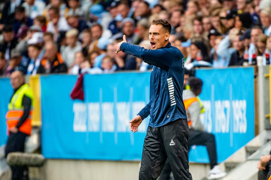 Sirius tränare Daniel Bäckström
