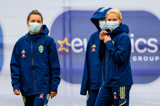 Johanna Rytting Kaneryd, Filippa Angeldahl and Amanda