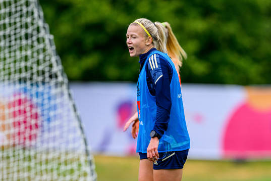 Hanna Glas of the Swedish women's national football team at