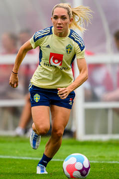 Elin Rubensson of the Swedish women's national football
