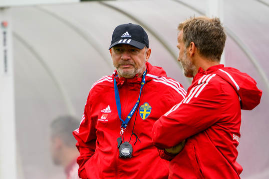 Peter Gerhardsson, head coach and Pontus Ekblom, physio of