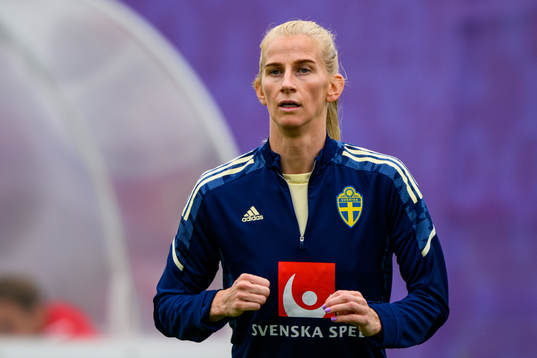 Sofia Jakobsson of the Swedish women's national football