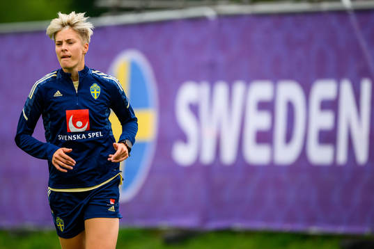 Lina Hurtig of the Swedish women's national football team