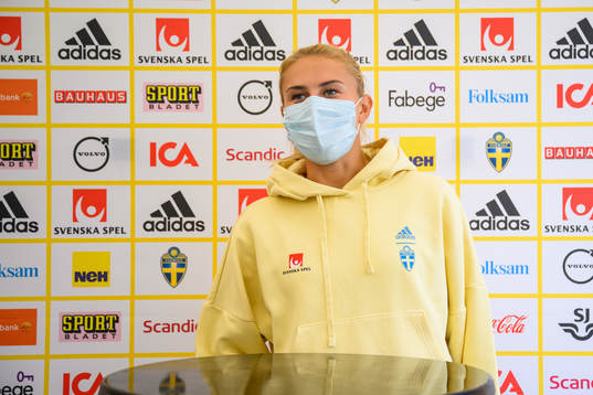 Amanda Nilden of the Swedish women's national football team