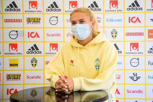 Amanda Nilden of the Swedish women's national football team