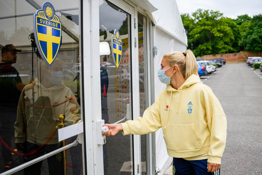 Amanda Nilden of the Swedish women's national football team