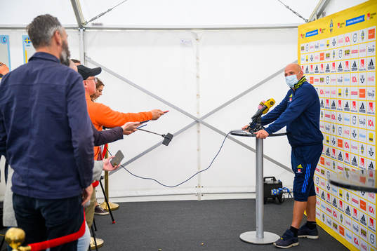 Magnus Wikman, assistant coach of the Swedish women's