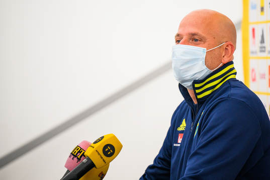 Magnus Wikman, assistant coach of the Swedish women's