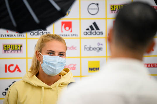 Amanda Nilden of the Swedish women's national football team