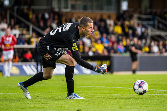 Mjällbys målvakt Samuel Brolin