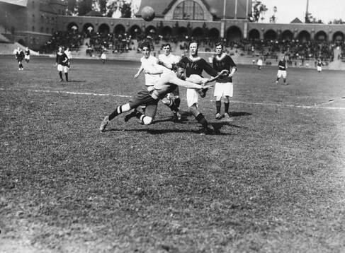 Fotboll, AIK-Norrköping 23 juli 1922