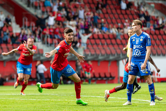 Helsingborgs Armin Gigovic jublar