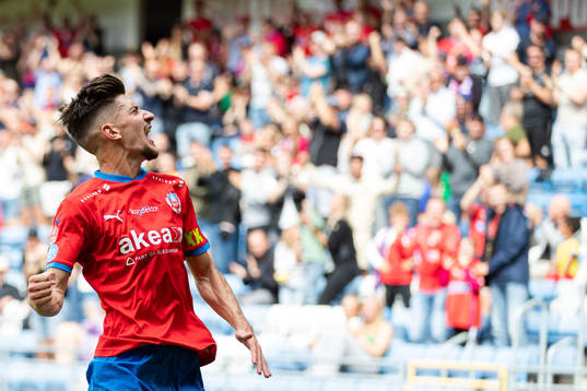 Helsingborgs Armin Gigovic jublar