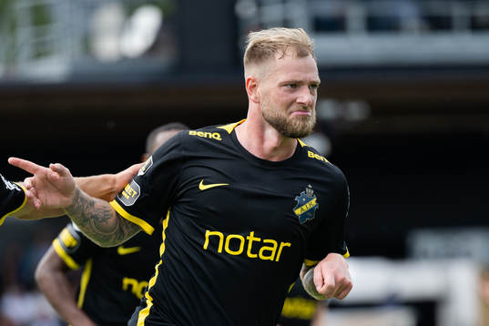 AIKs John Guidetti jublar