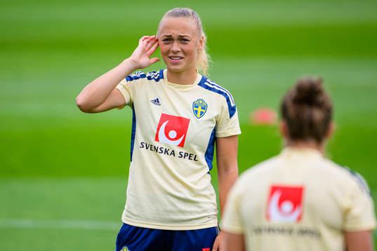 Hanna Bennison of the Swedish women's national football