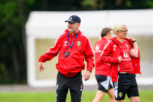 Peter Gerhardsson, head coach and Victoria Sandell,