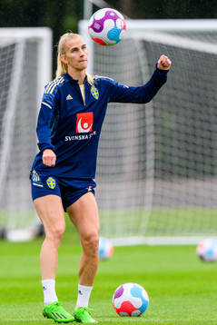 Sofia Jakobsson of the Swedish women's national football