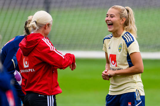 Amanda Nilden of the Swedish women's national football team