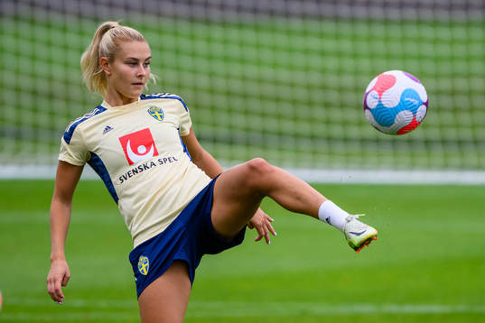 Amanda Nilden of the Swedish women's national football team