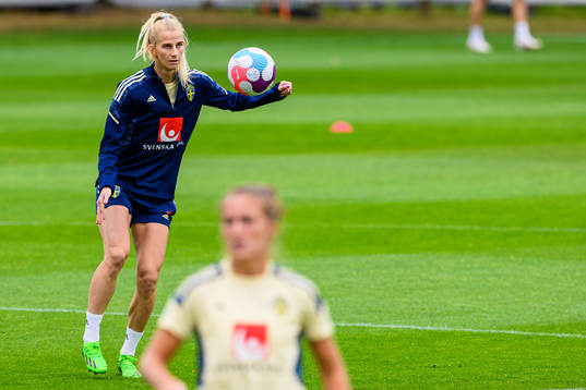 Sofia Jakobsson of the Swedish women's national football
