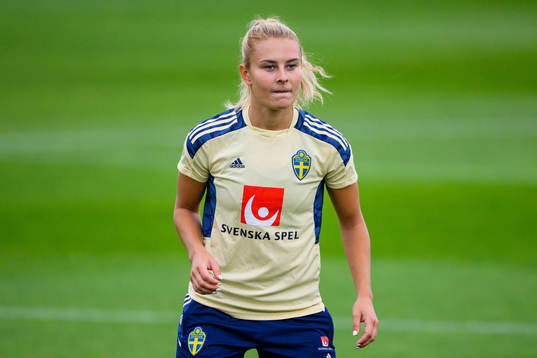 Amanda Nilden of the Swedish women's national football team