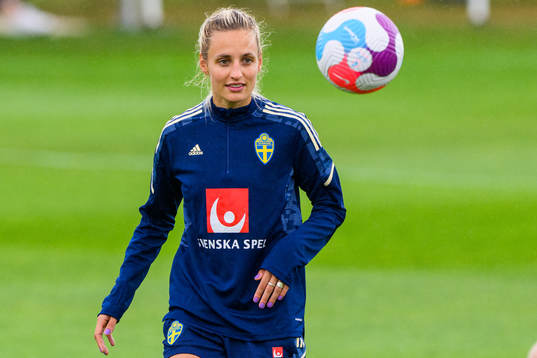 Nathalie Björn of the Swedish women's national football