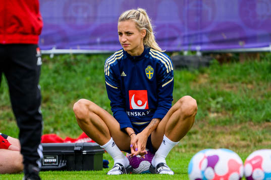 Nathalie Björn of the Swedish women's national football