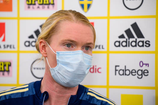 Goalkeeper Hedvig Lindahl of the Swedish women's national