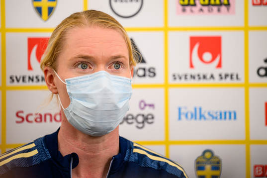 Goalkeeper Hedvig Lindahl of the Swedish women's national