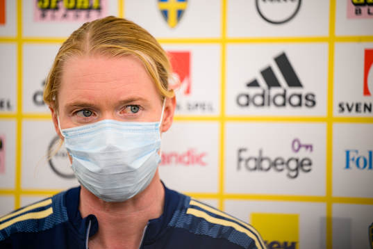 Goalkeeper Hedvig Lindahl of the Swedish women's national