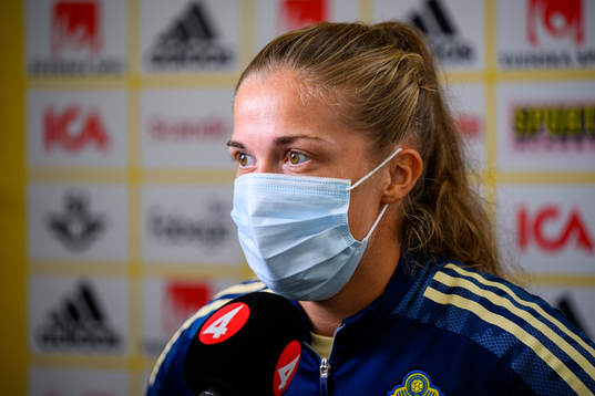 Filippa Angeldahl of the Swedish women's national football