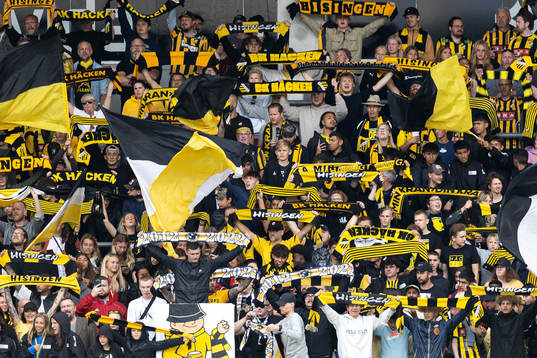 under fotbollsmatchen i Allsvenskan mellan Häcken och