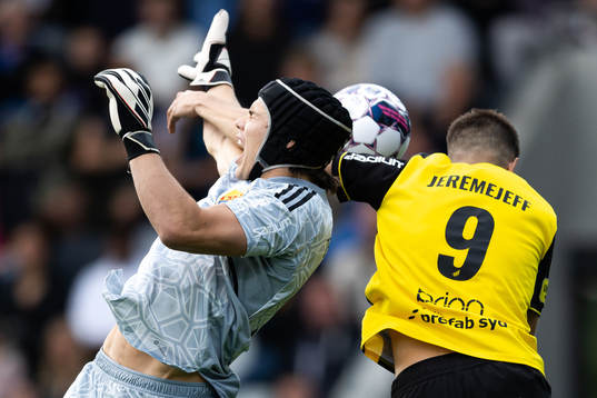 Djurgårdens målvakt Jacob Widell Zetterström och