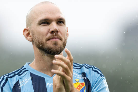 Djurgårdens Marcus Danielson jublar