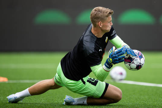 Häckens målvakt Johan Brattberg