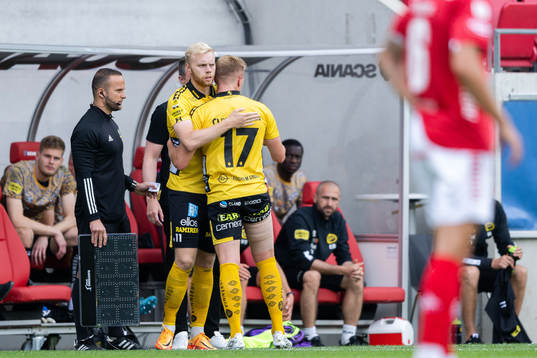 Elfsborgs Per Frick och Sveinn Guðjohnsen