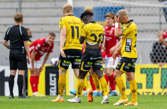 Elfsborgs Sveinn Gudjohnsen, Emmanuel Boateng och Simon