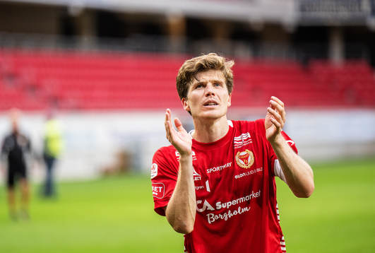 Kalmars Oliver Berg jublar