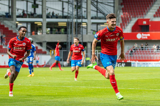 Helsingborgs Armin Gigovic jublar