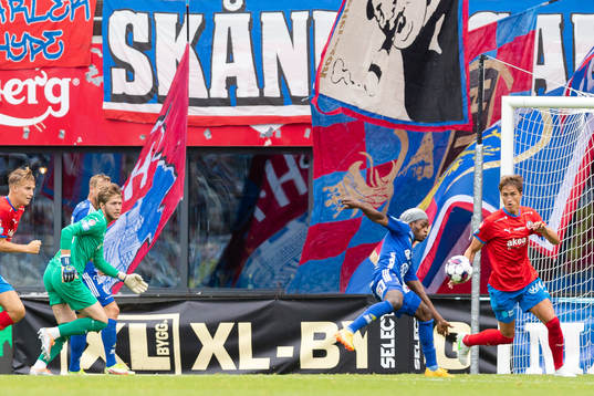 GIF Sundsvalls Ronaldo Damus och Helsingborgs Thomas Rogne
