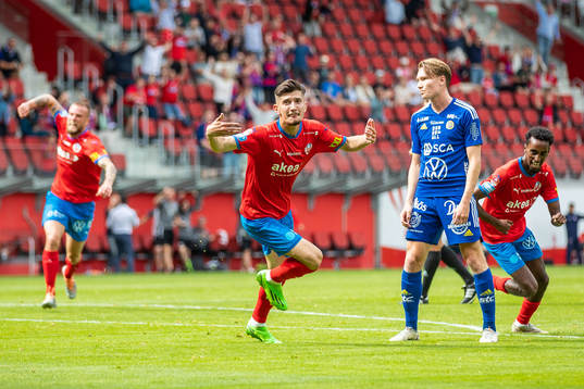 Helsingborgs Armin Gigovic jublar