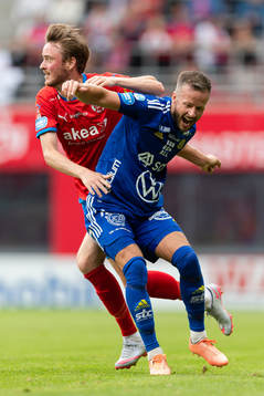 Helsingborgs Rasmus Jönsson och GIF Sundsvalls Robert