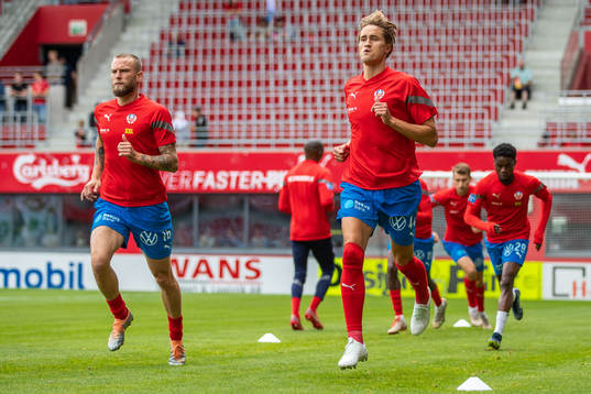 Helsingborgs Alexander Faltsetas och Thomas Rogne