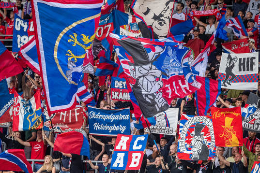 under fotbollsmatchen i Allsvenskan mellan Helsingborg och