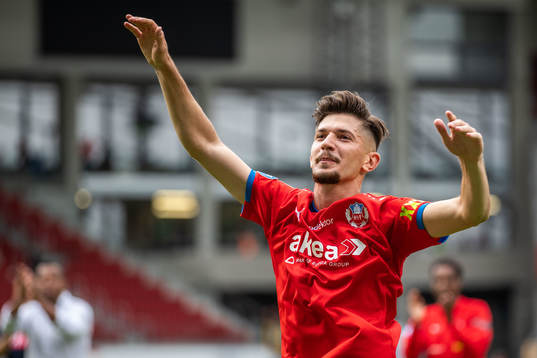 Helsingborgs Armin Gigovic jublar