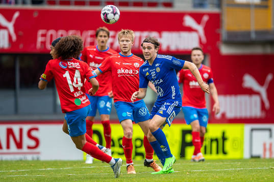 Helsingborgs Adam Kaied och Andreas Landgren